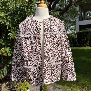 Blues Les Copains Cotton Open Face jacket Size Small